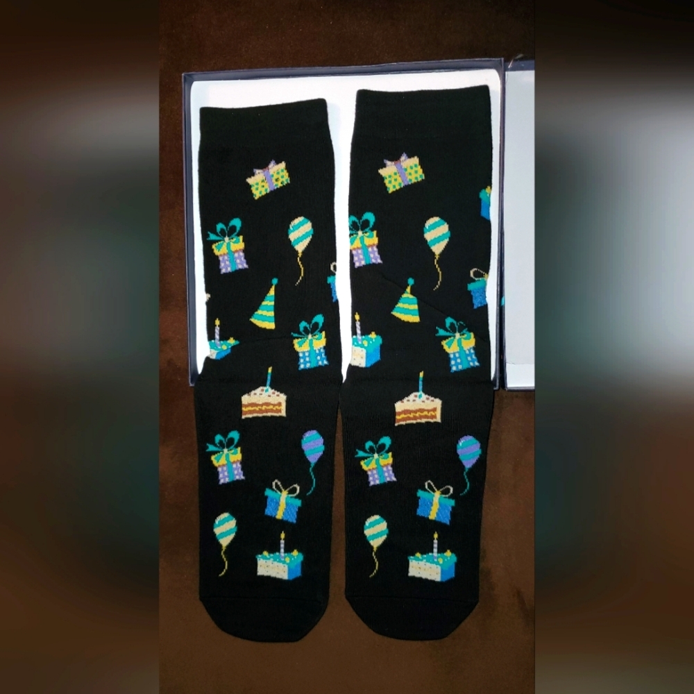 Fun Birthday Themed Socks For 76 Year Old